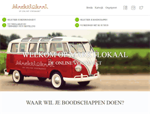 Tablet Screenshot of marktlokaal.com